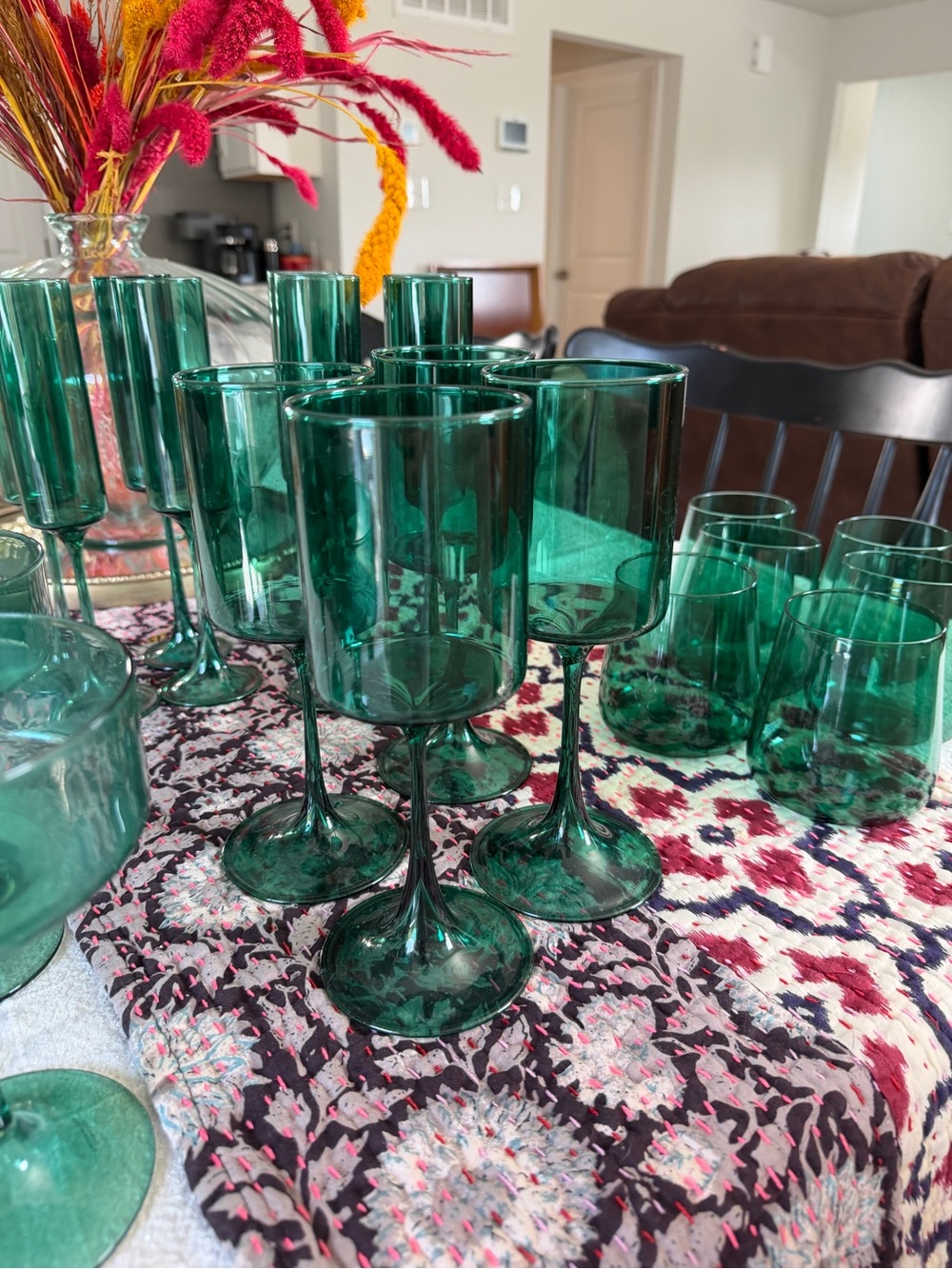 22 piece Anthropologie stemware